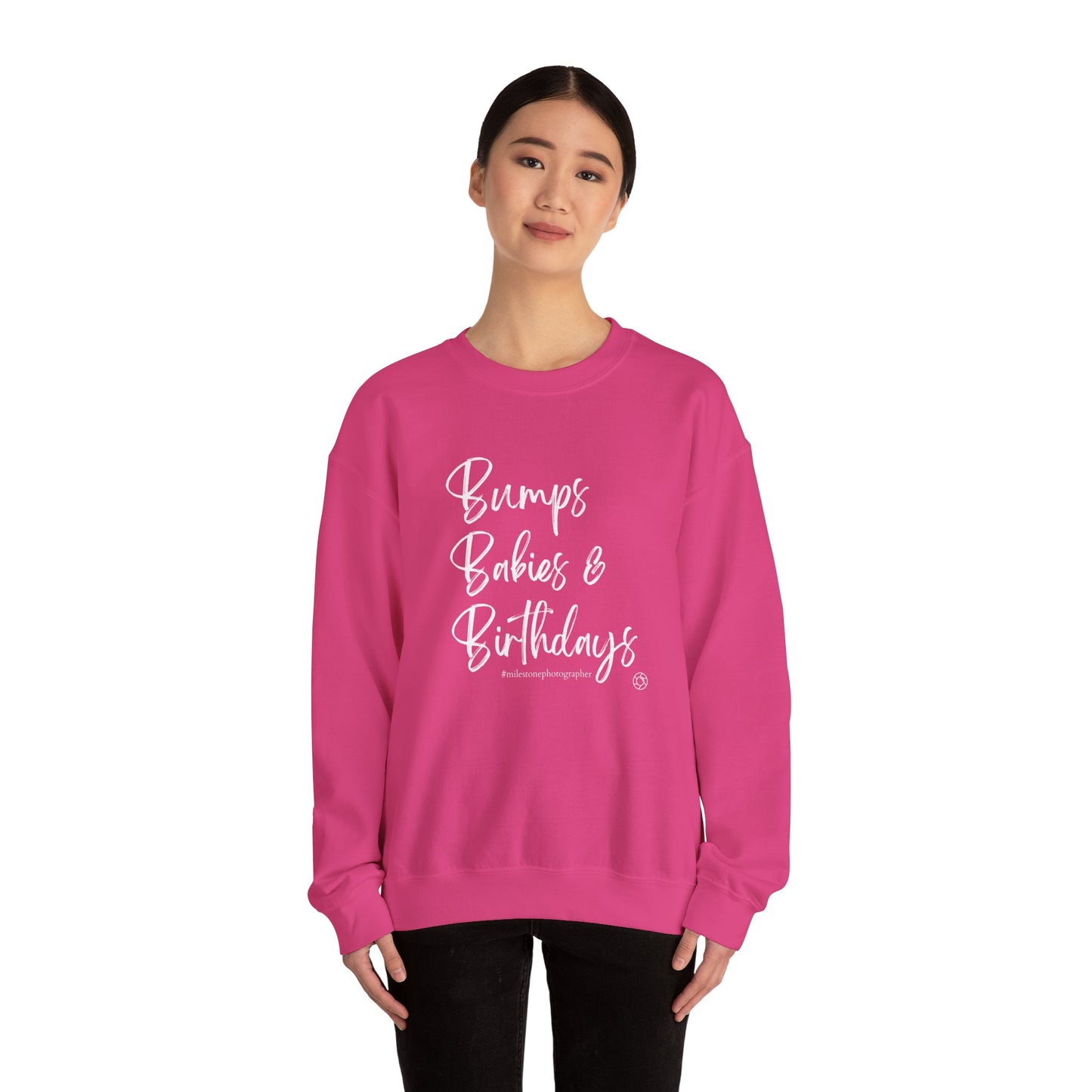Bumps Babies & Birthdays - Milestone Photographer Sweatshirt