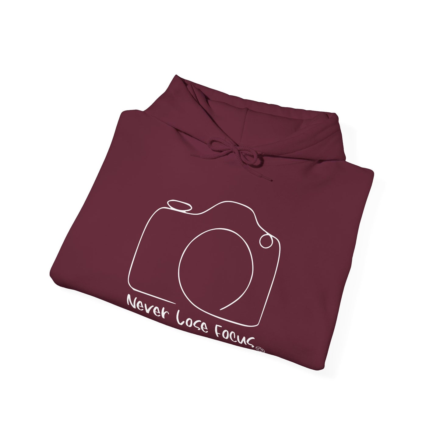 Never Lose Focus - Heavy Blend™ Hooded Sweatshirt
