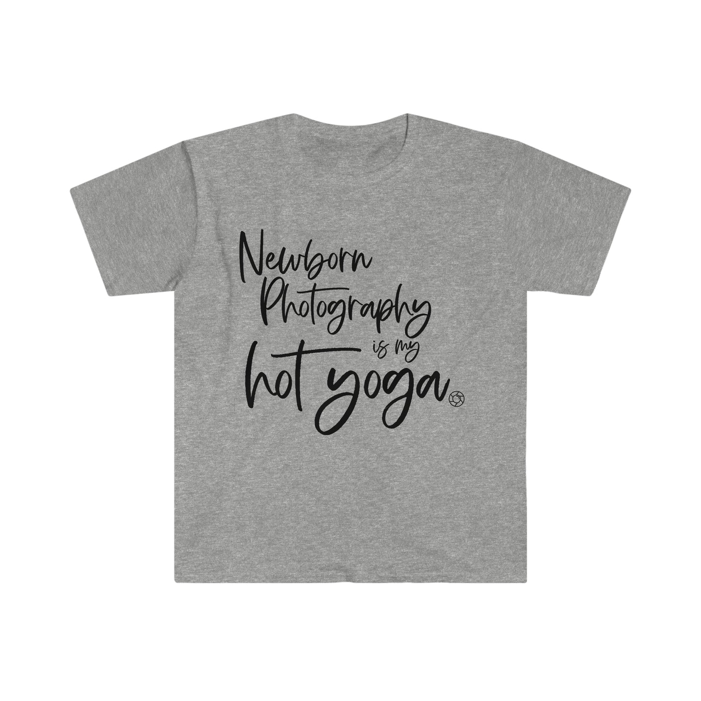 Newborn Hot Yogo (Blk) - Softstyle T-Shirt