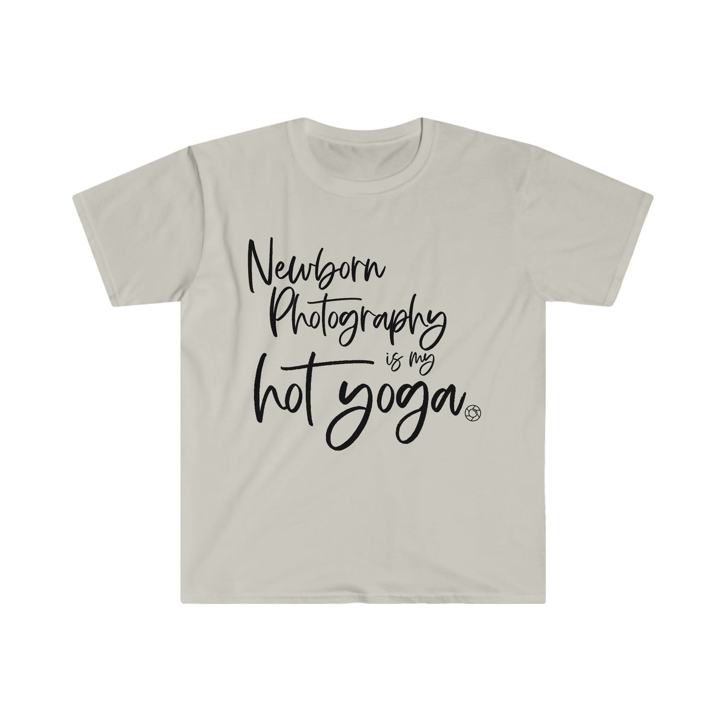 Newborn Hot Yogo (Blk) - Softstyle T-Shirt