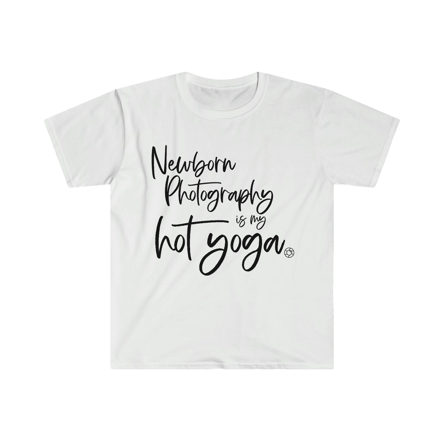 Newborn Hot Yogo (Blk) - Softstyle T-Shirt