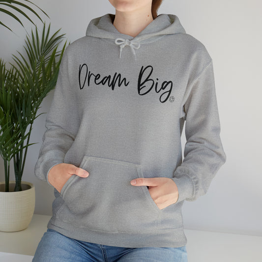Dream Big (Blk) - Heavy Blend™ Hooded Sweatshirt