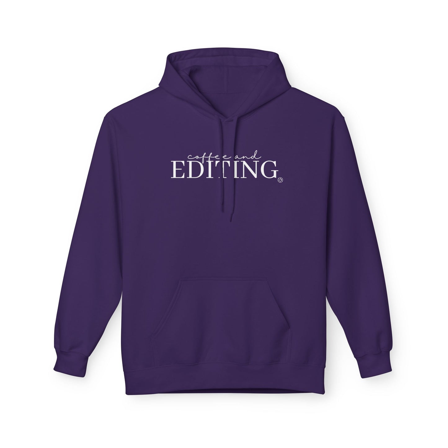 Coffee & Editing Hoodie Sweatshirt