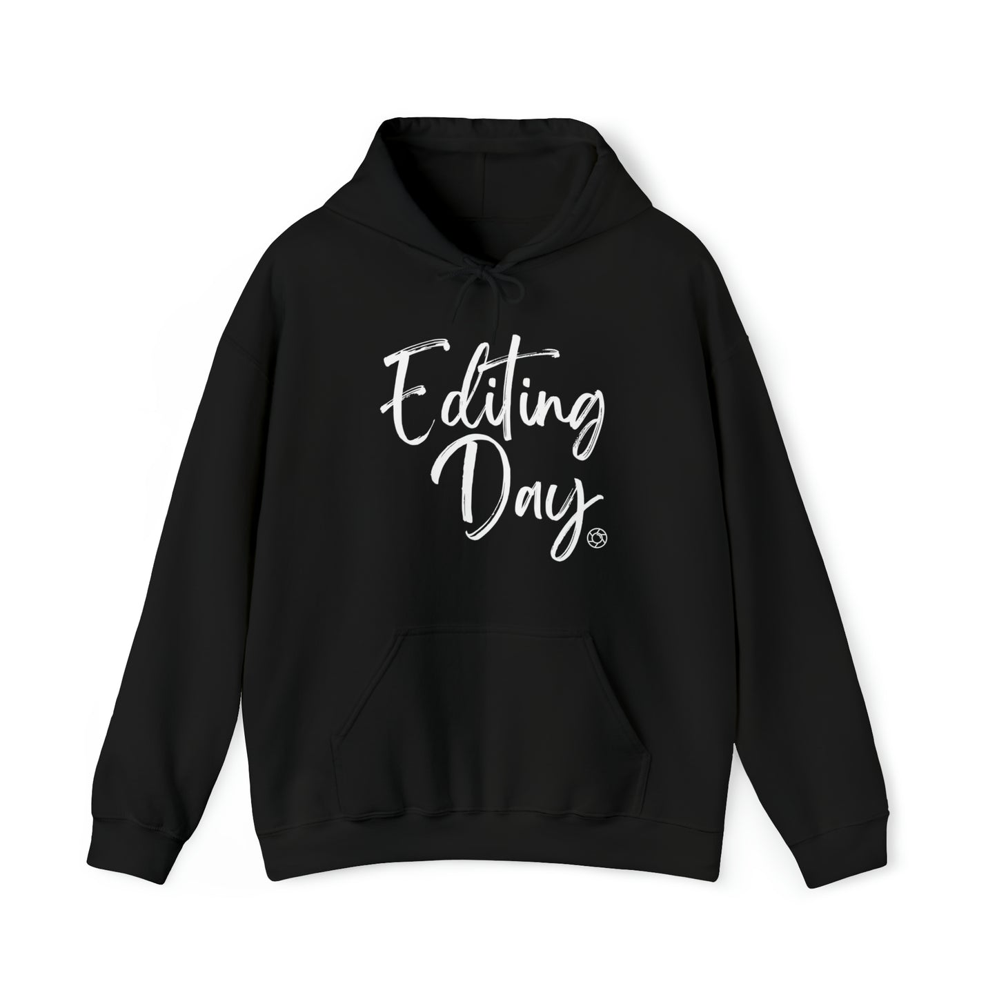 Editing Day (Wht) - Unisex Heavy Blend™ Hooded Sweatshirt