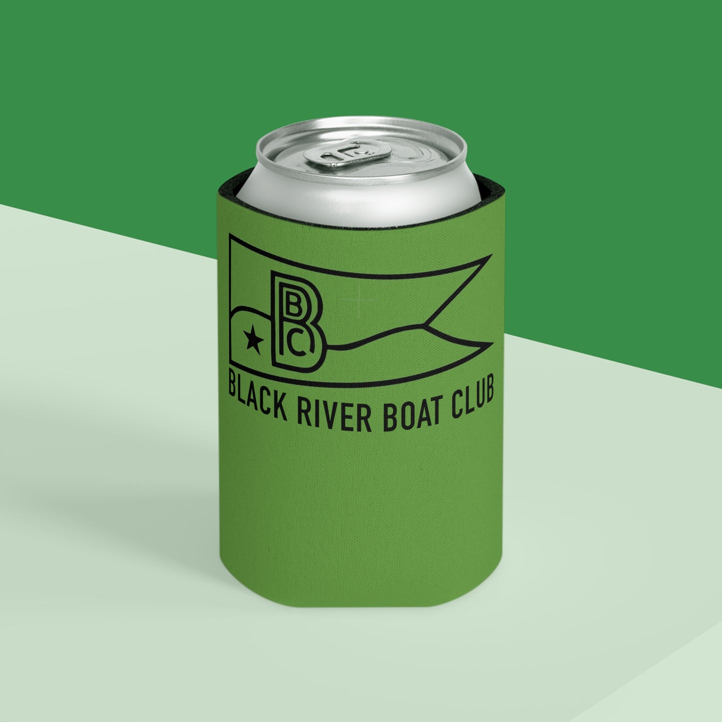 BRBC Green Can Cooler