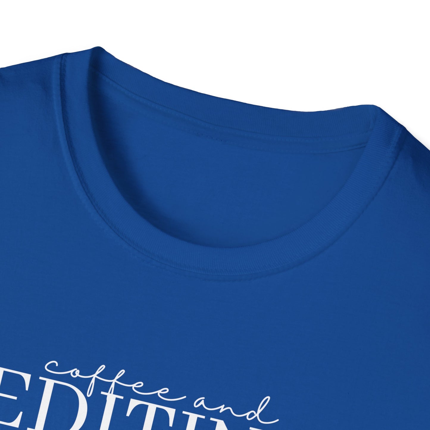 Coffee & Editing - Unisex Softstyle T-Shirt