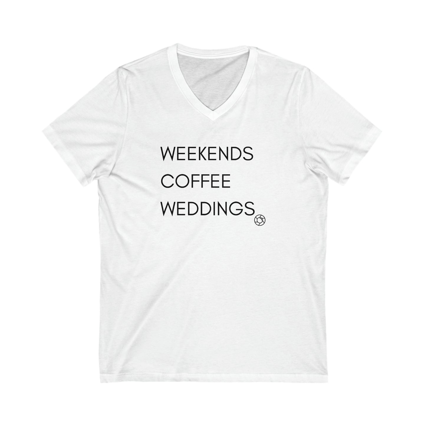 Weekends Coffee Weddings V Neck