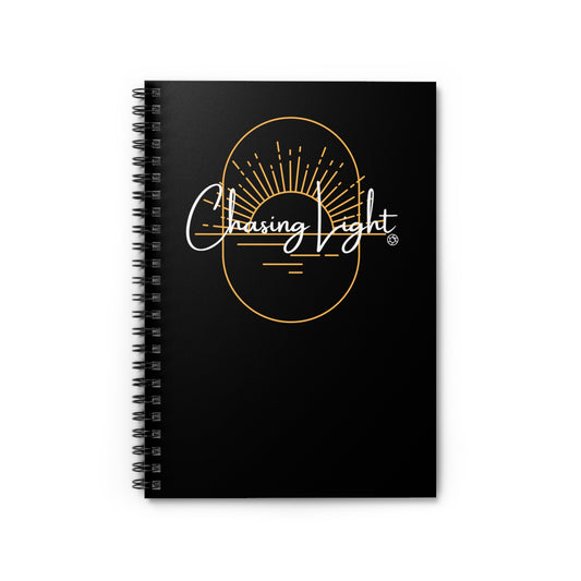 Chasing Light - Spiral Notebook - Ruled Line