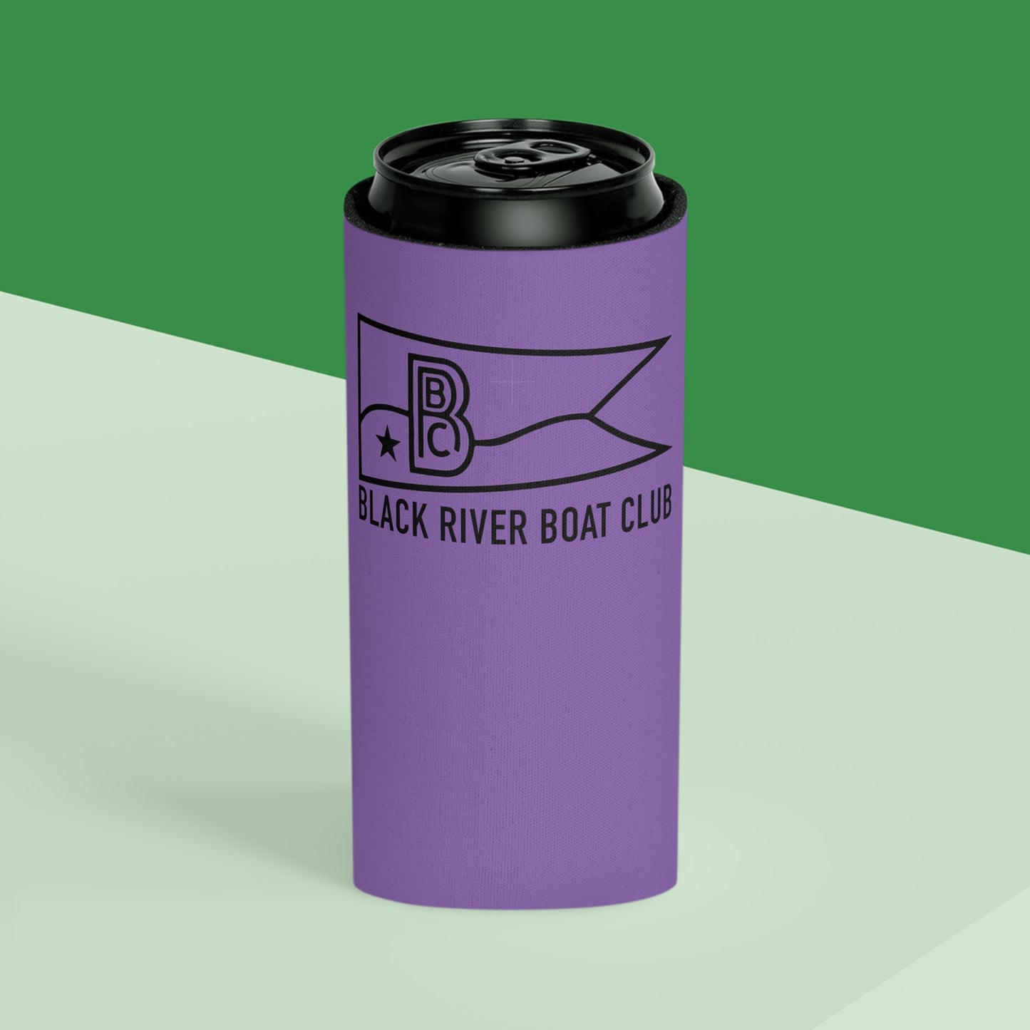 BRBC Purple Can Cooler