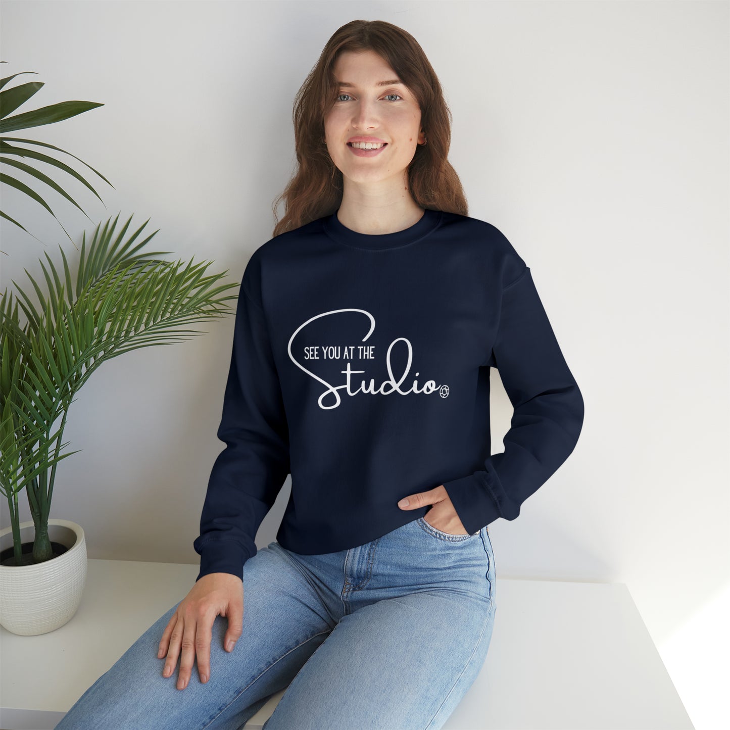 See you at the Studio - Unisex Heavy Blend™ Crewneck Sweatshirt