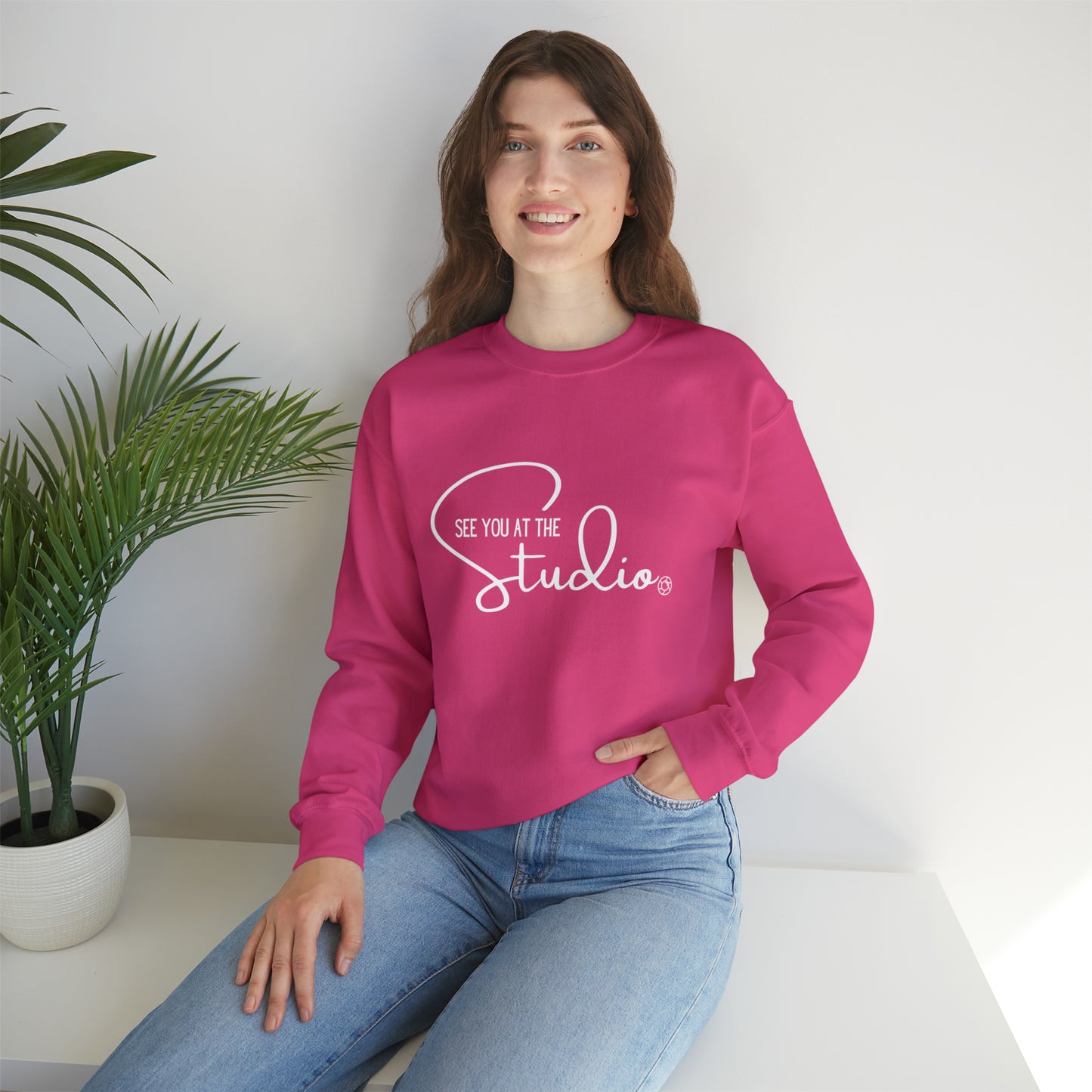 See you at the Studio - Unisex Heavy Blend™ Crewneck Sweatshirt