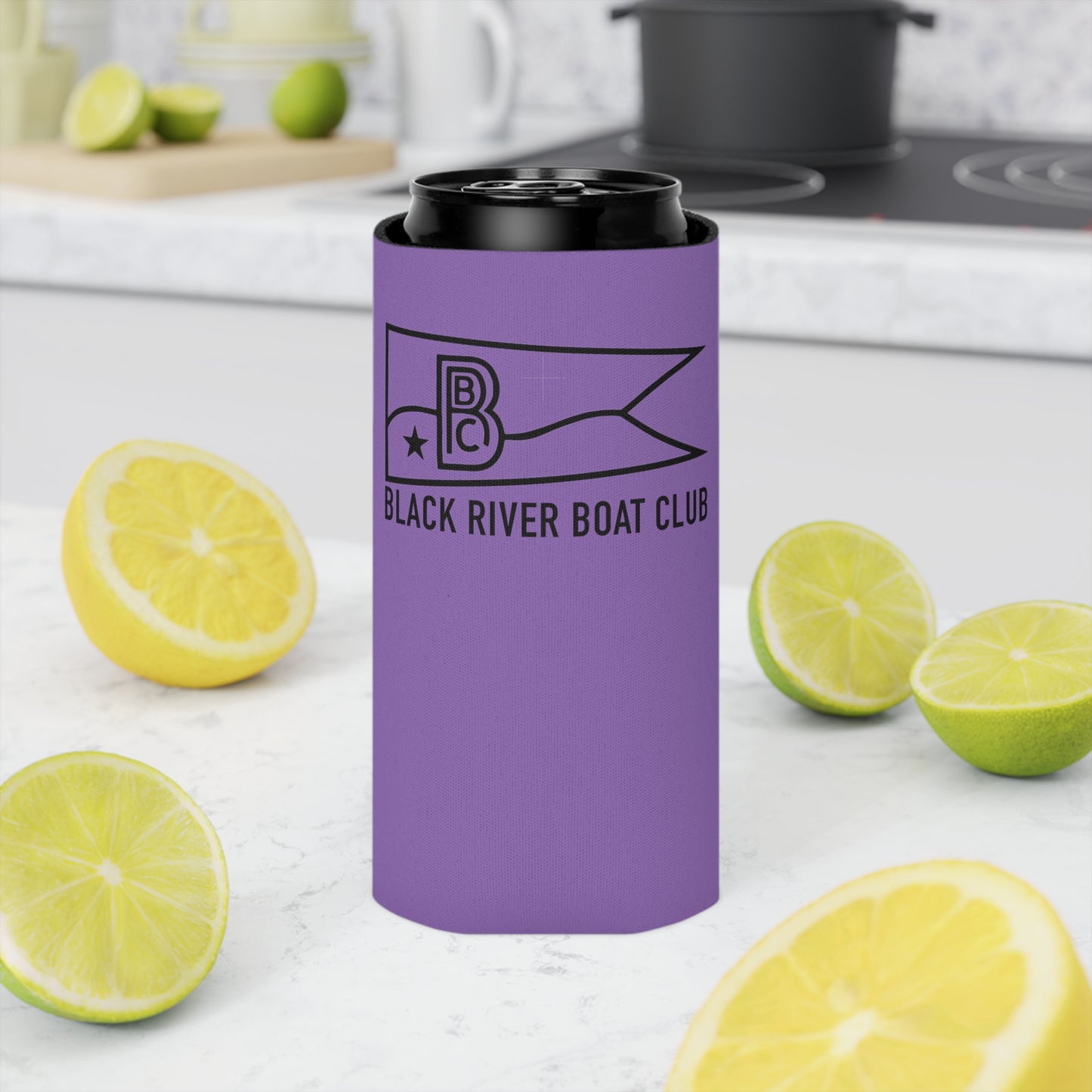 BRBC Purple Can Cooler