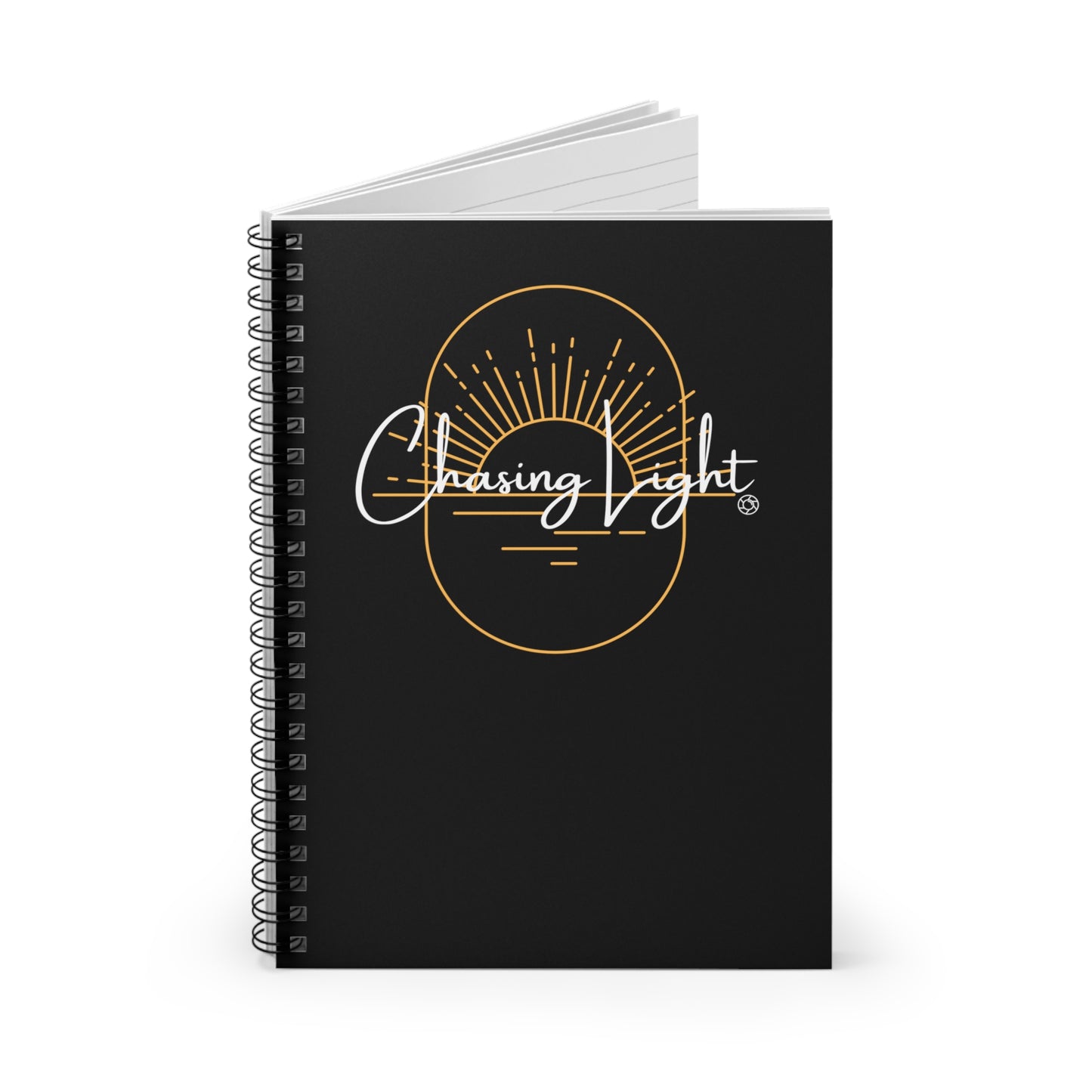 Chasing Light - Spiral Notebook - Ruled Line