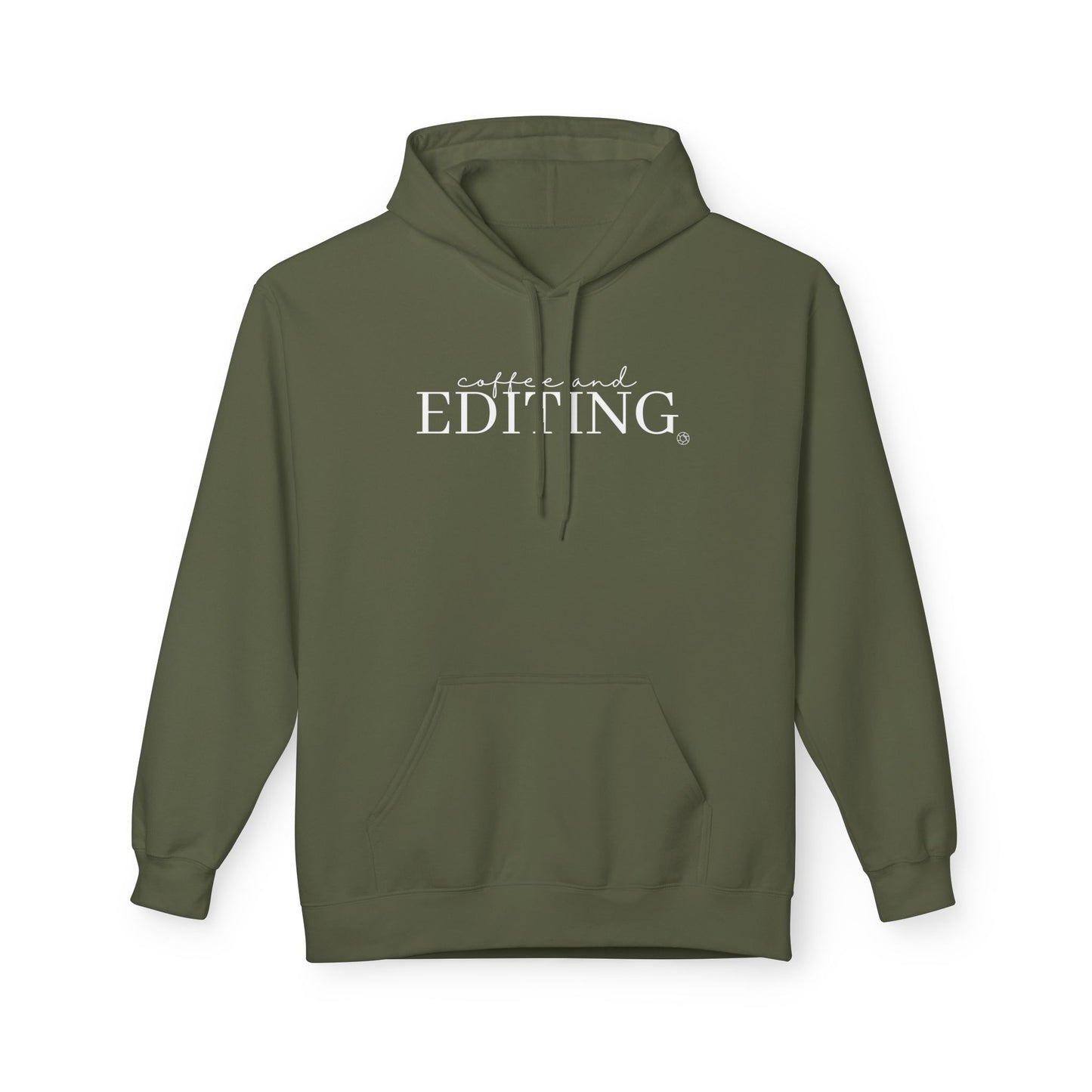 Coffee & Editing Hoodie Sweatshirt