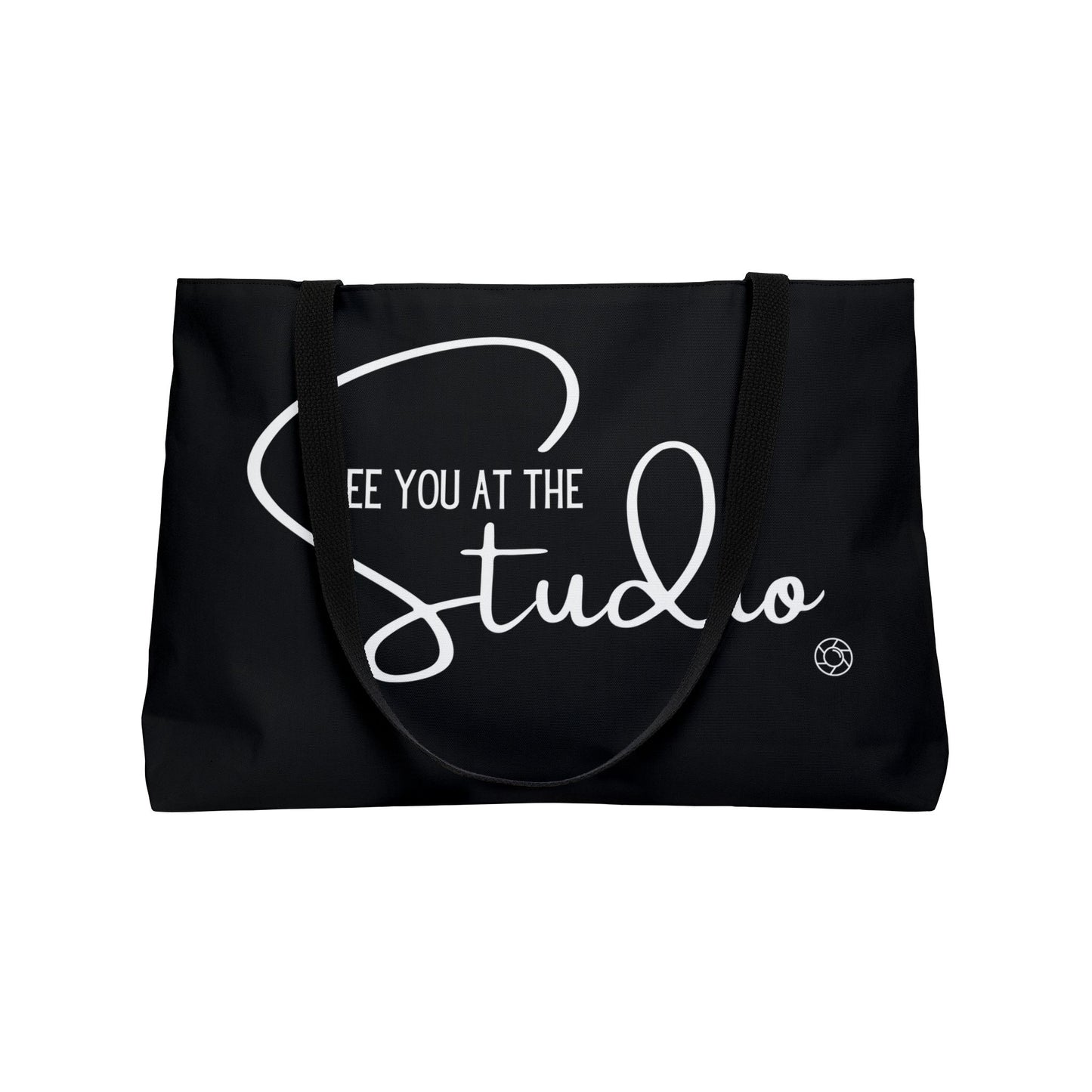 See You at the Studio - Canvas Grocery & Art Bag