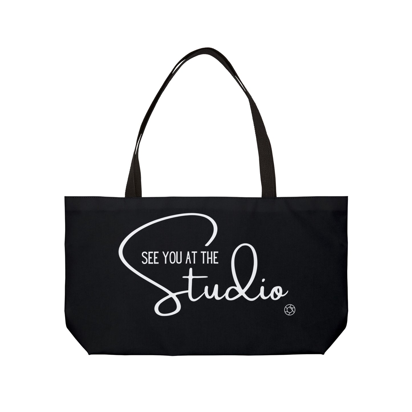 See You at the Studio - Canvas Grocery & Art Bag