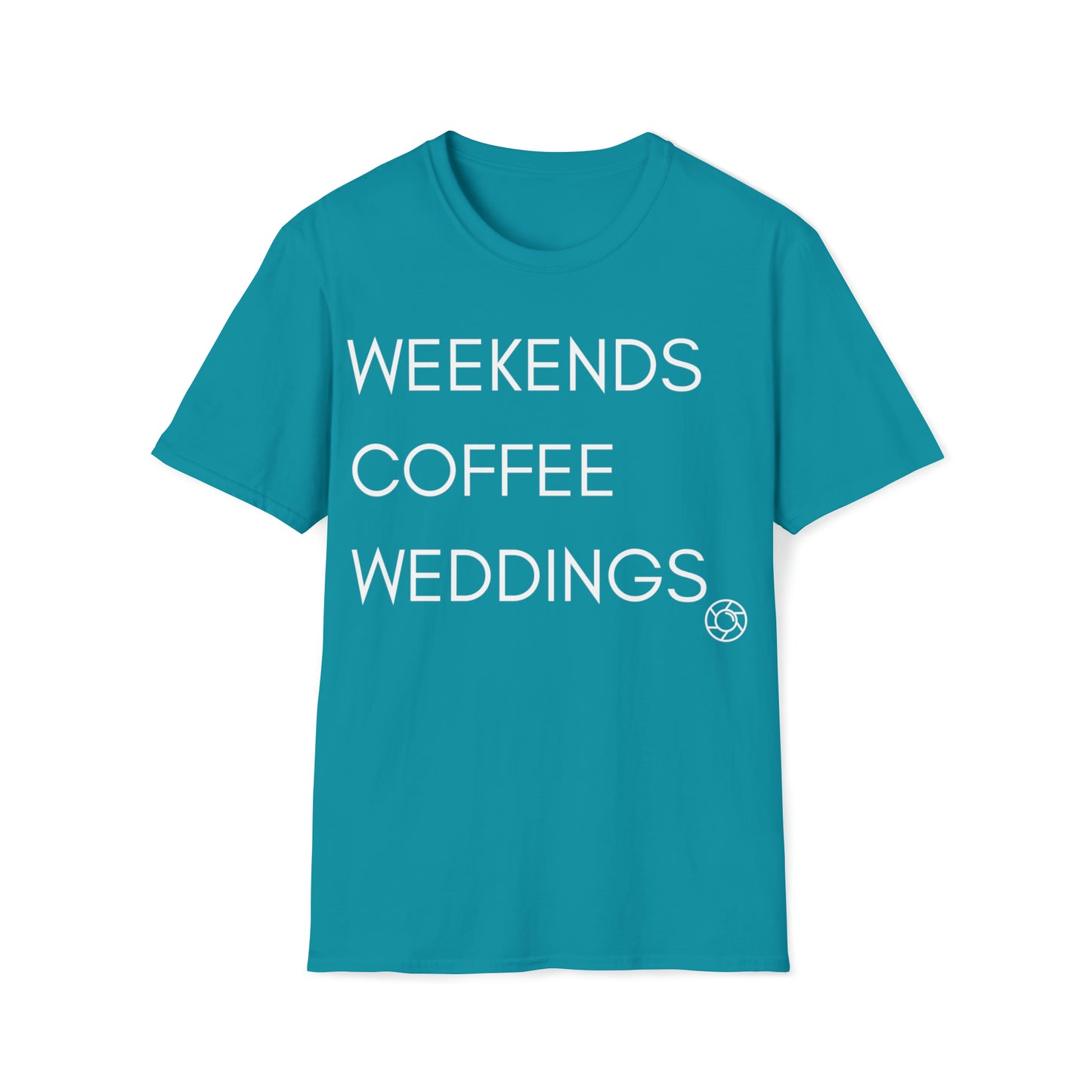 Weekends Coffee Weddings - Softstyle T-Shirt