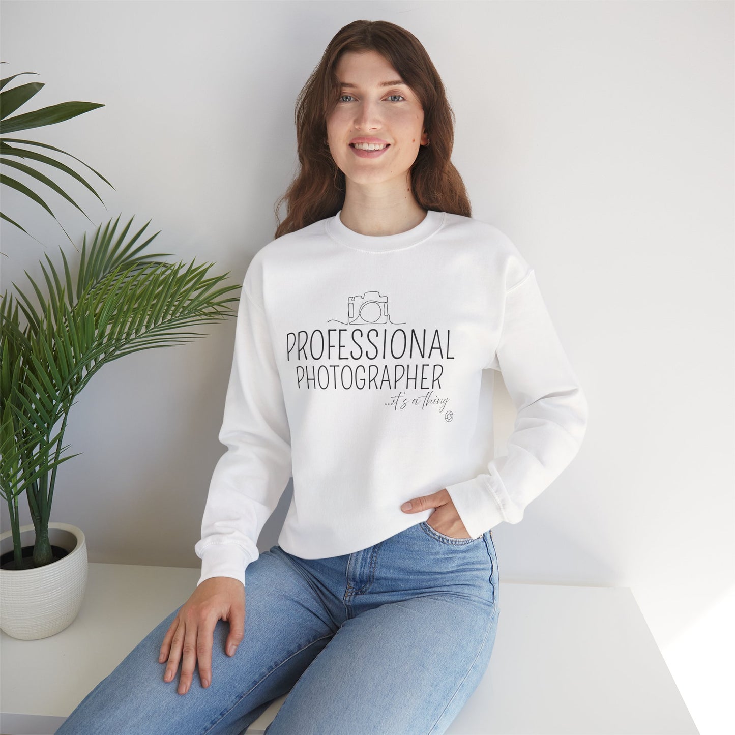 Professional Photographer it's a Thing Crewneck Sweatshirt