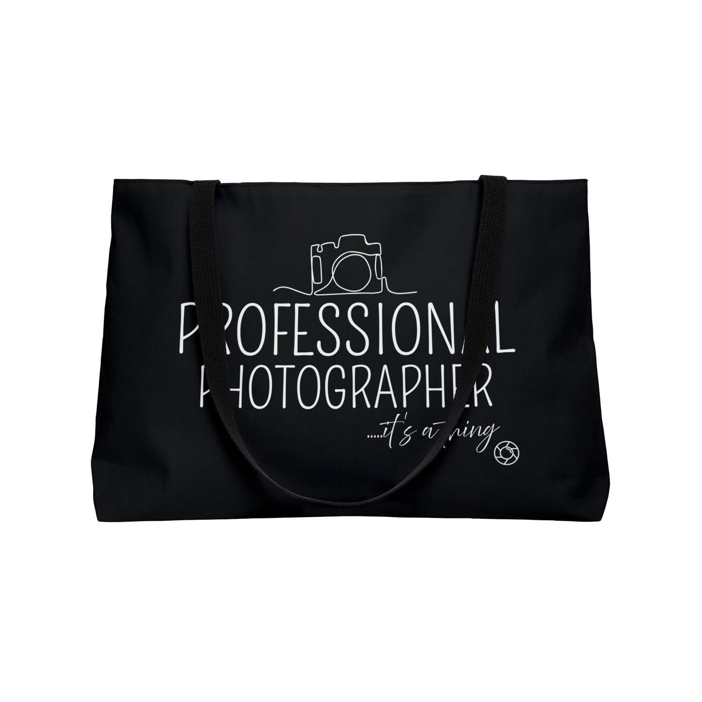 Professional Photographer... it's a thing - Canvas Grocery & Art Bag