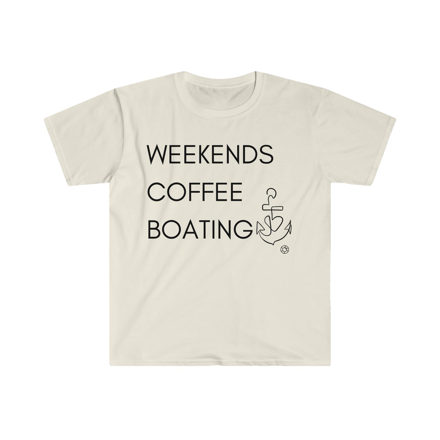 Weekend Coffee Boating Softstyle T-Shirt