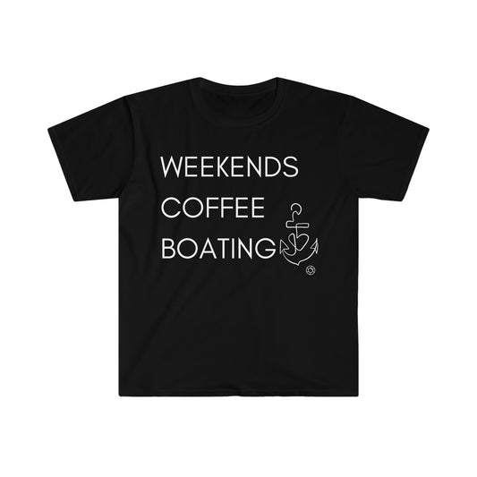 Weekend Coffee Boating - Softstyle T-Shirt