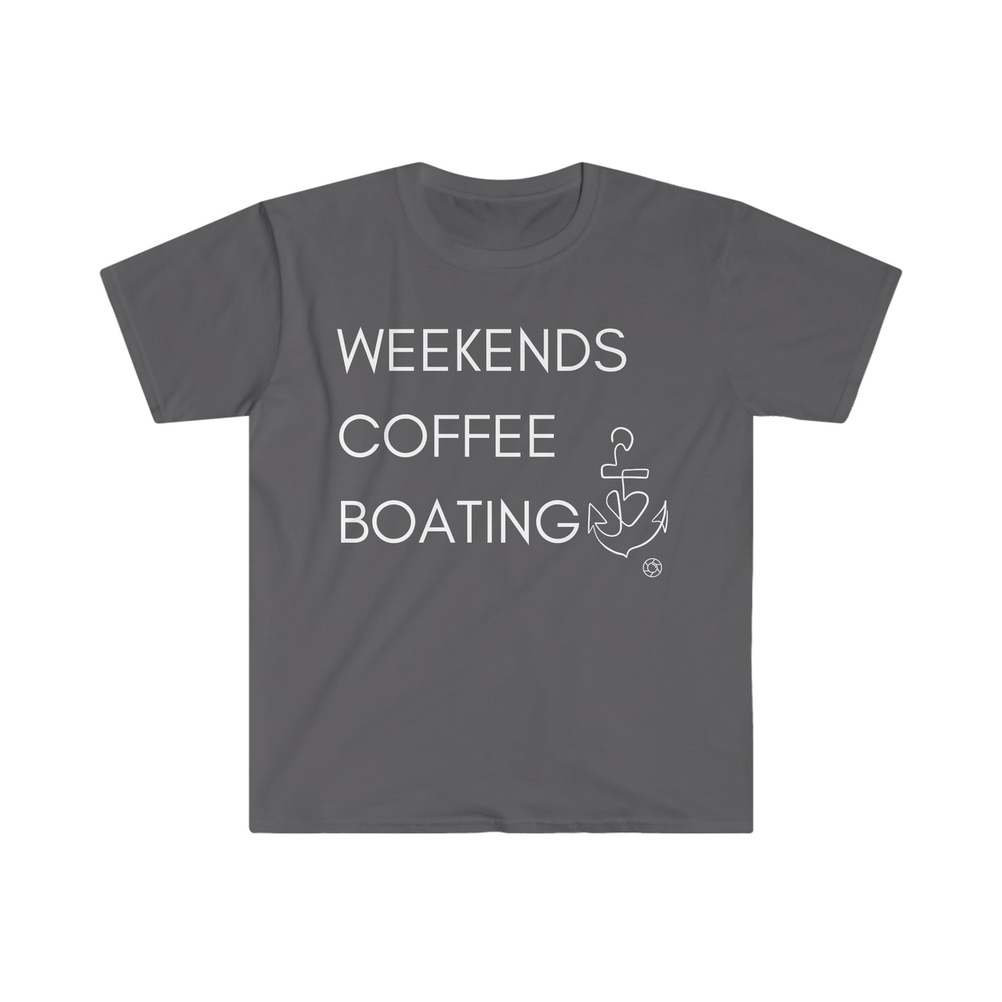 Weekend Coffee Boating - Softstyle T-Shirt