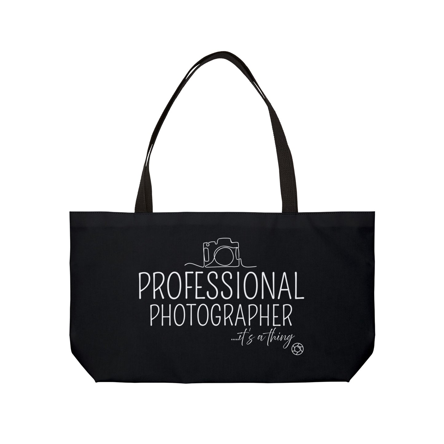 Professional Photographer... it's a thing - Canvas Grocery & Art Bag