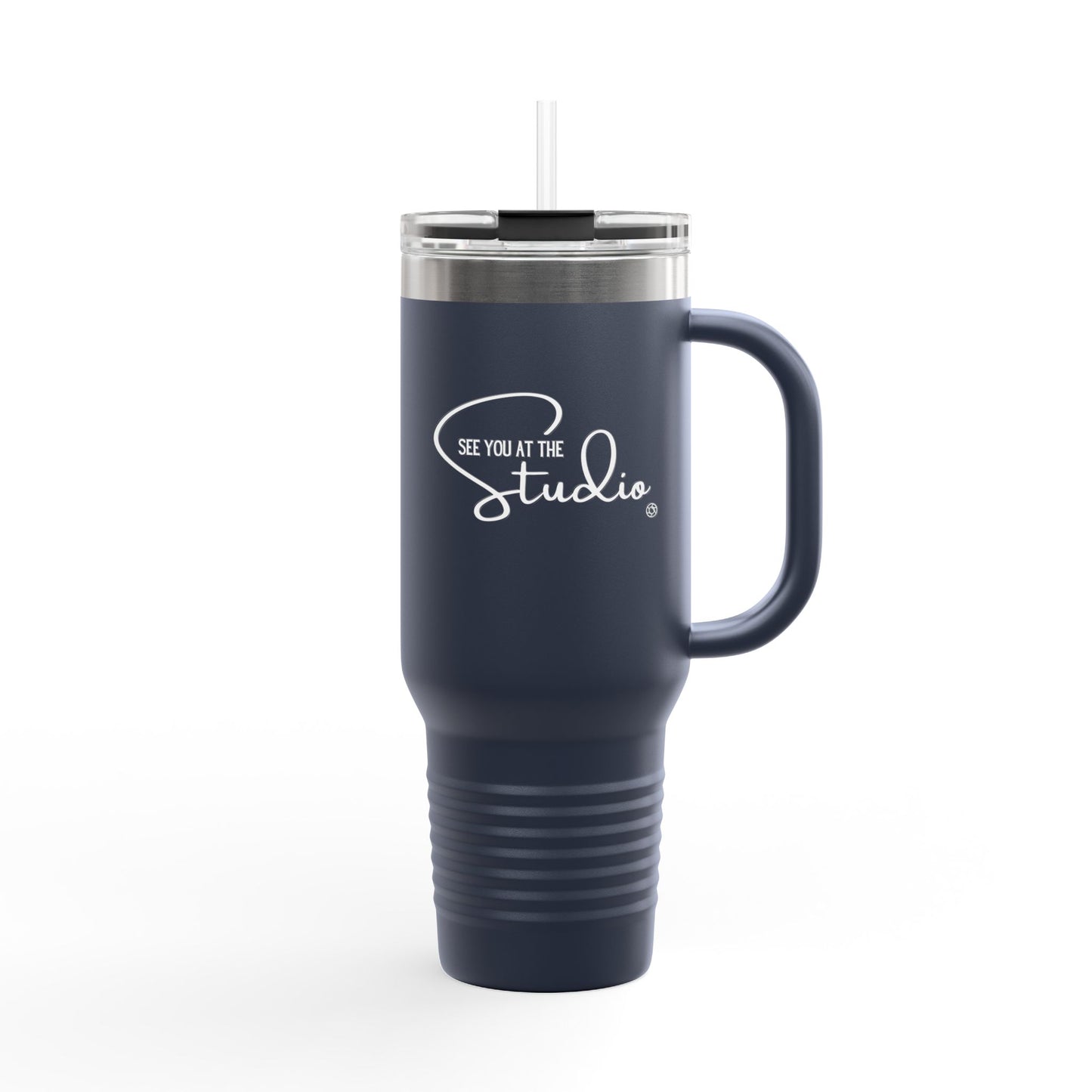 "See you at the Studio" Stainless Steel Tumbler with Straw 40oz