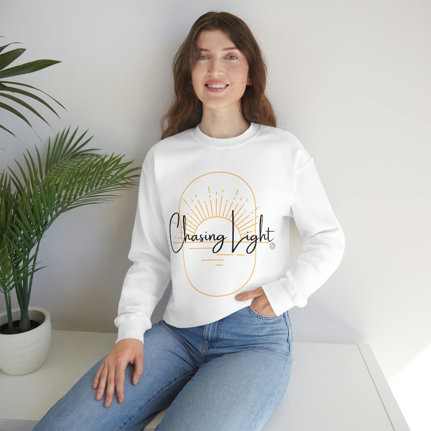 Chasing Light - Heavy Blend™ Crewneck Sweatshirt