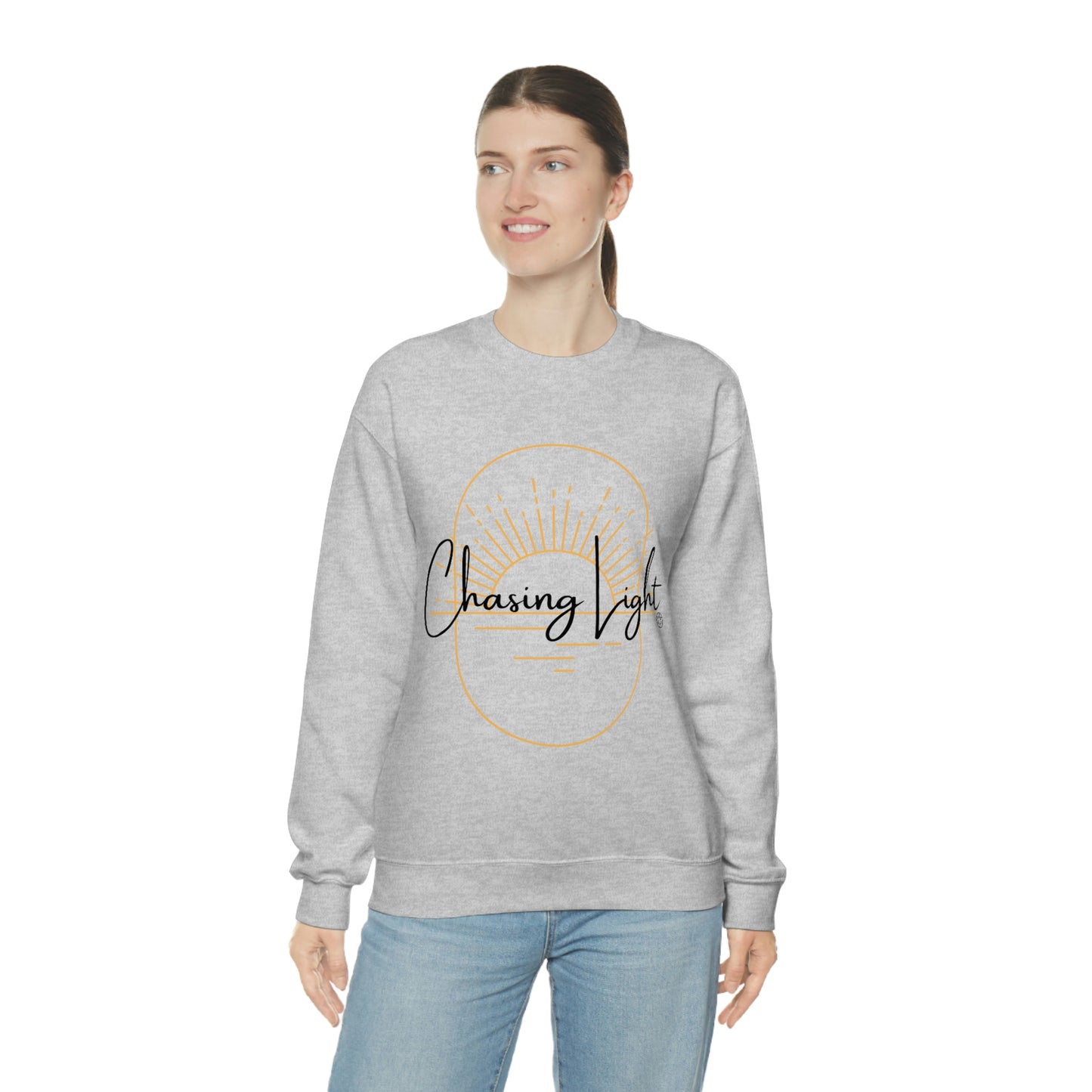 Chasing Light - Heavy Blend™ Crewneck Sweatshirt