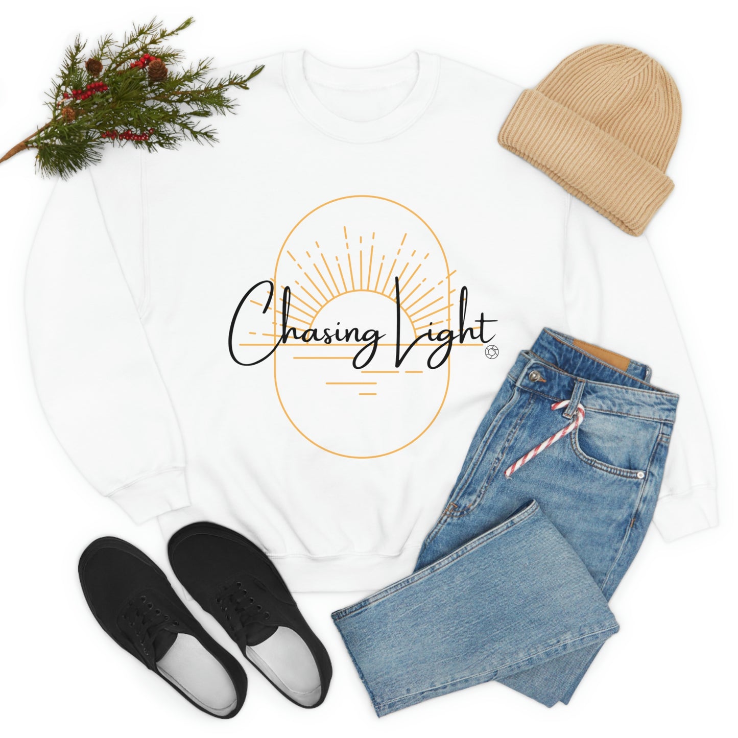 Chasing Light - Heavy Blend™ Crewneck Sweatshirt