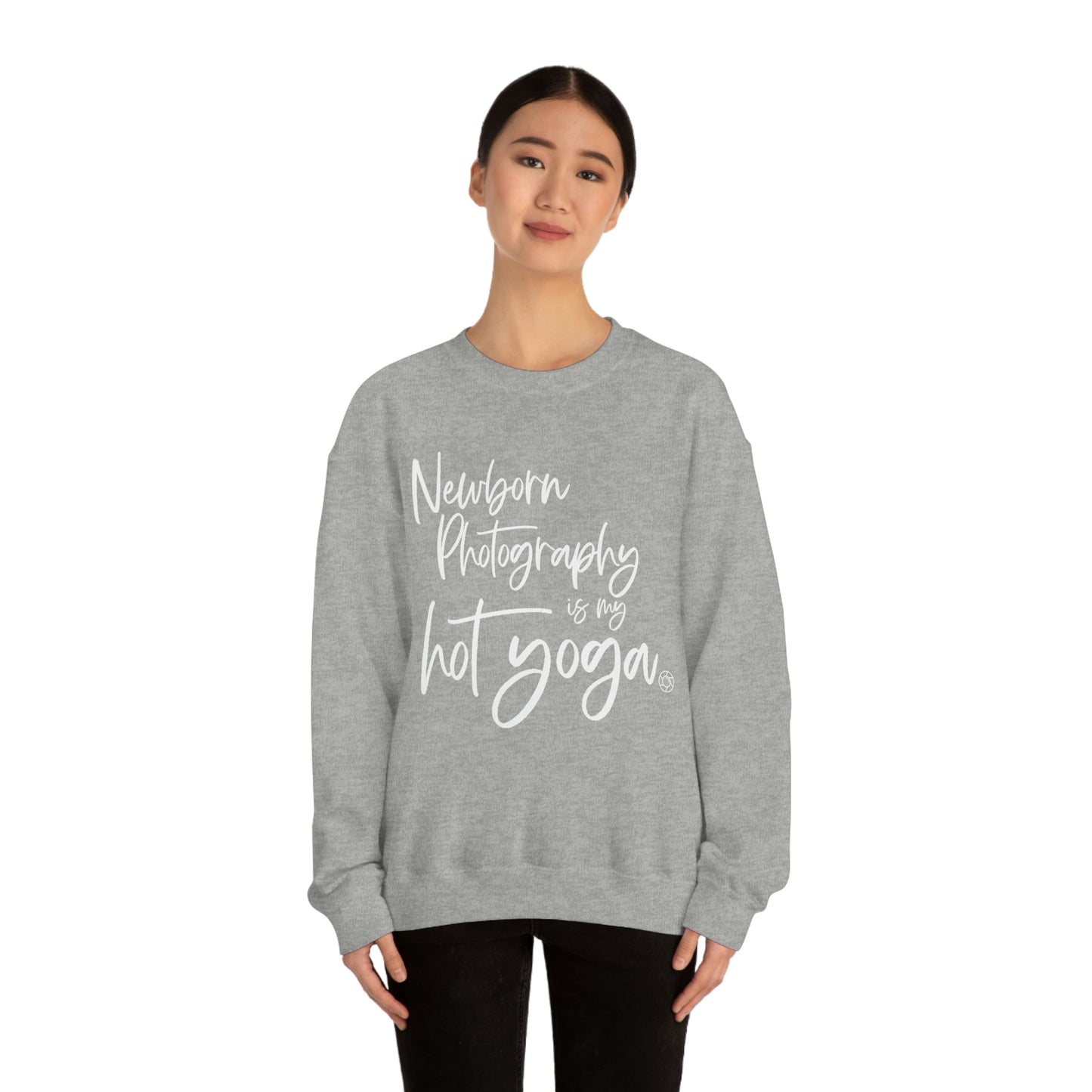 Newborn Hot Yoga - Heavy Blend™ Crewneck Sweatshirt