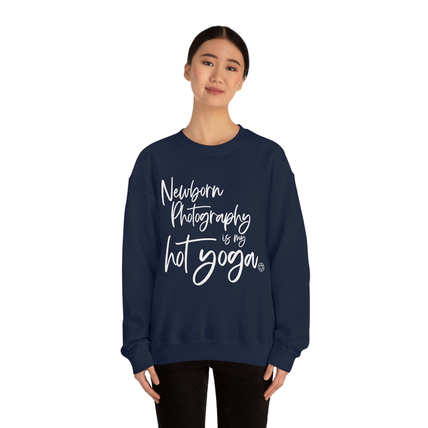 Newborn Hot Yoga - Heavy Blend™ Crewneck Sweatshirt