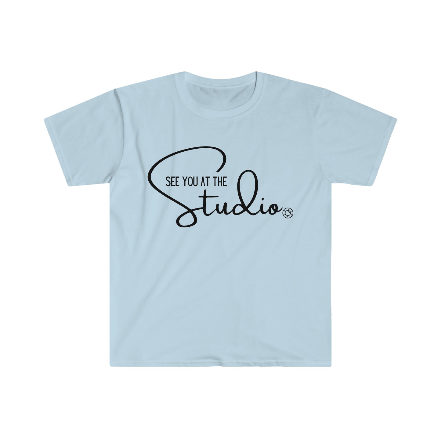 See you at the Studio (Blk) - Softstyle T-Shirt