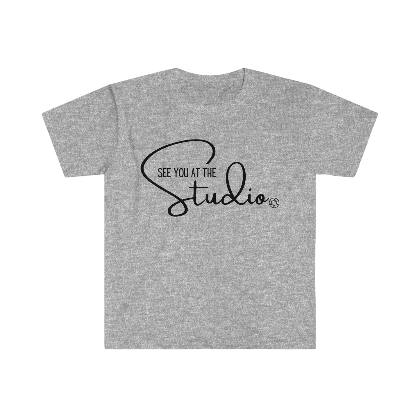 See you at the Studio (Blk) - Softstyle T-Shirt