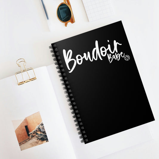 Boudoir Babe - Spiral Notebook - Ruled Line