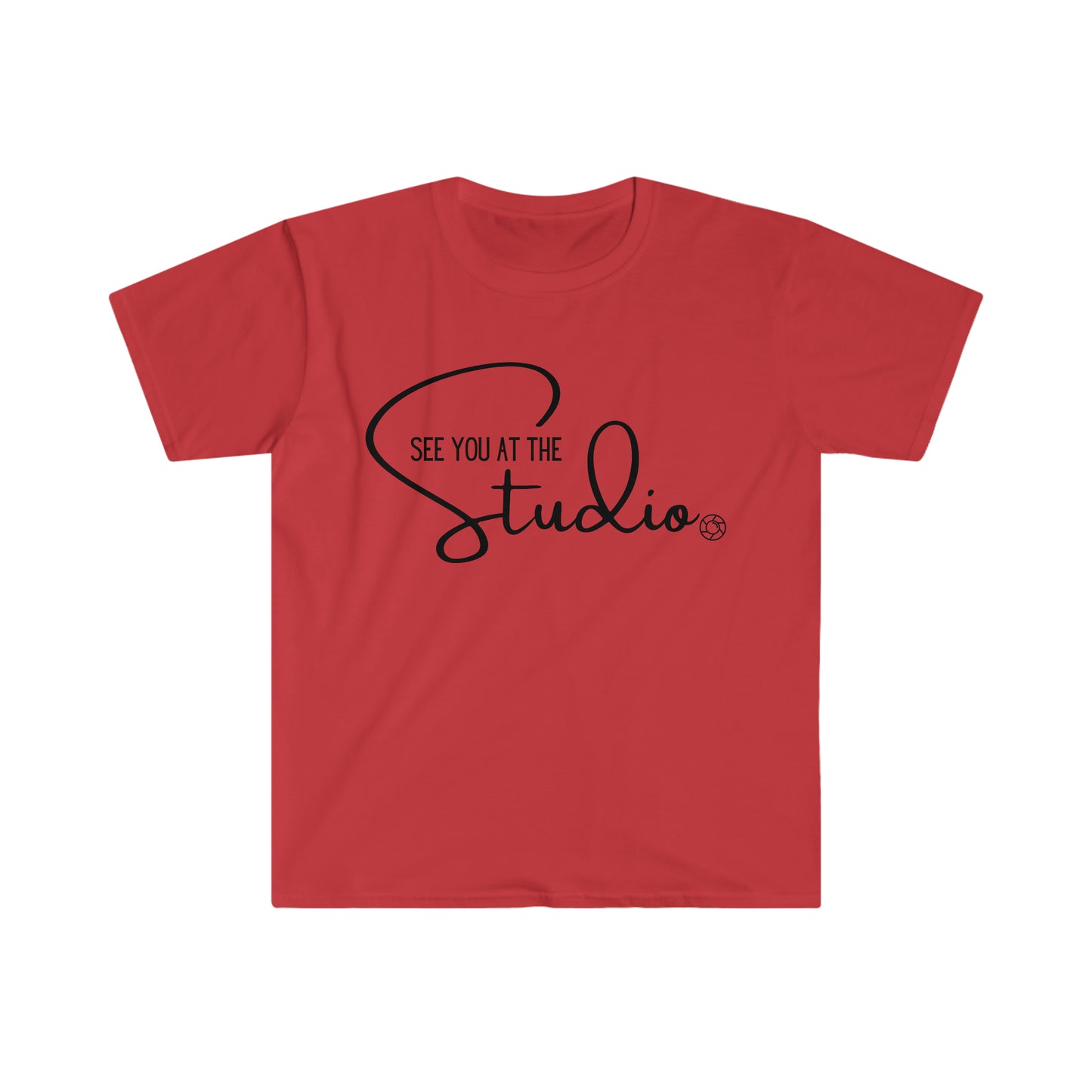 See you at the Studio (Blk) - Softstyle T-Shirt