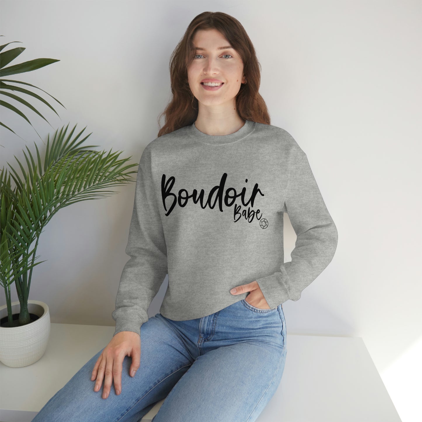 Boudoir Babe - Heavy Blend™ Crewneck Sweatshirt