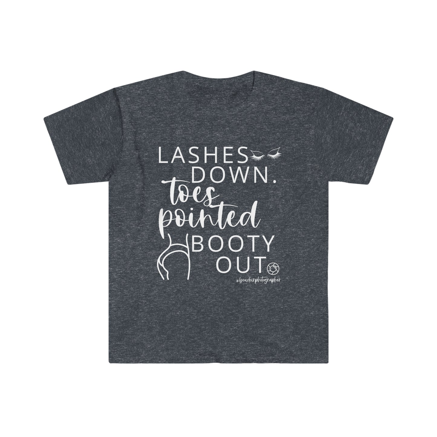 Lashes Toes Booty (Wht) - Softstyle T-Shirt