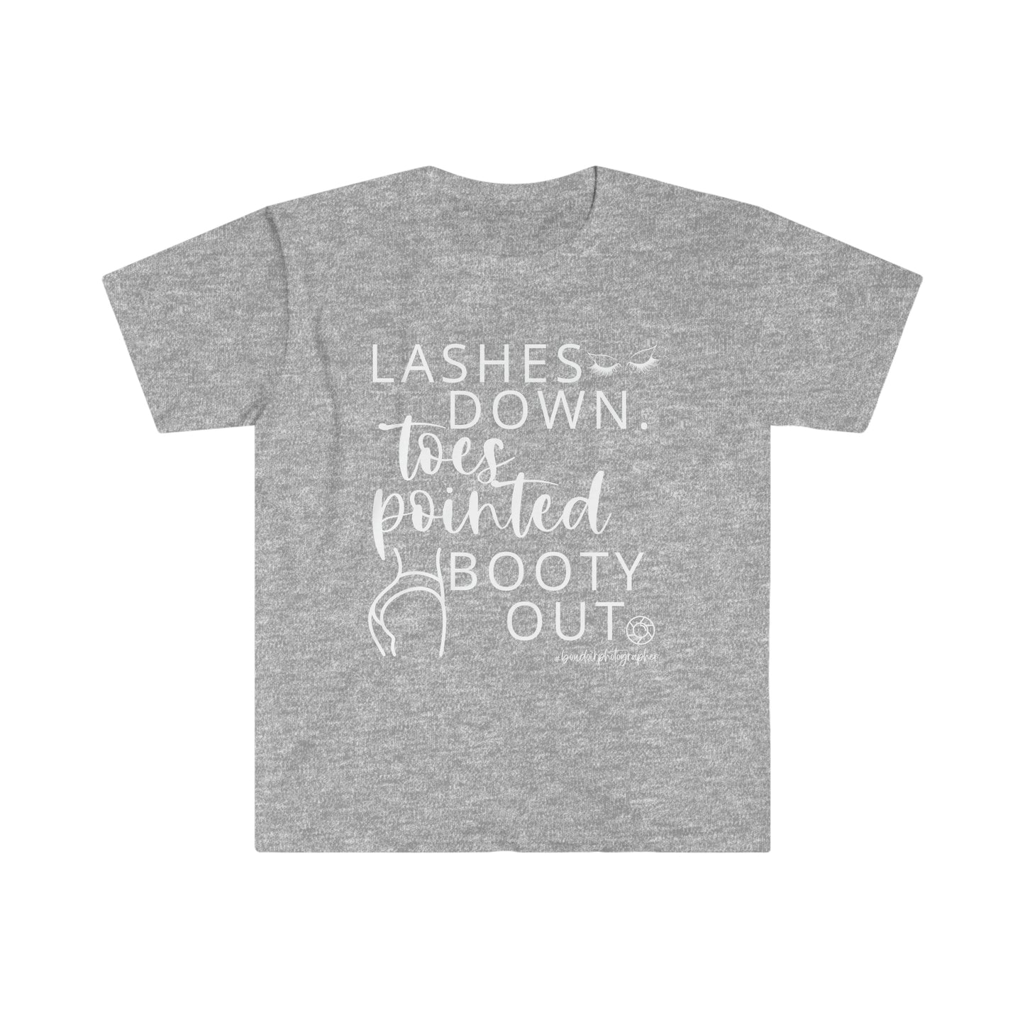 Lashes Toes Booty (Wht) - Softstyle T-Shirt