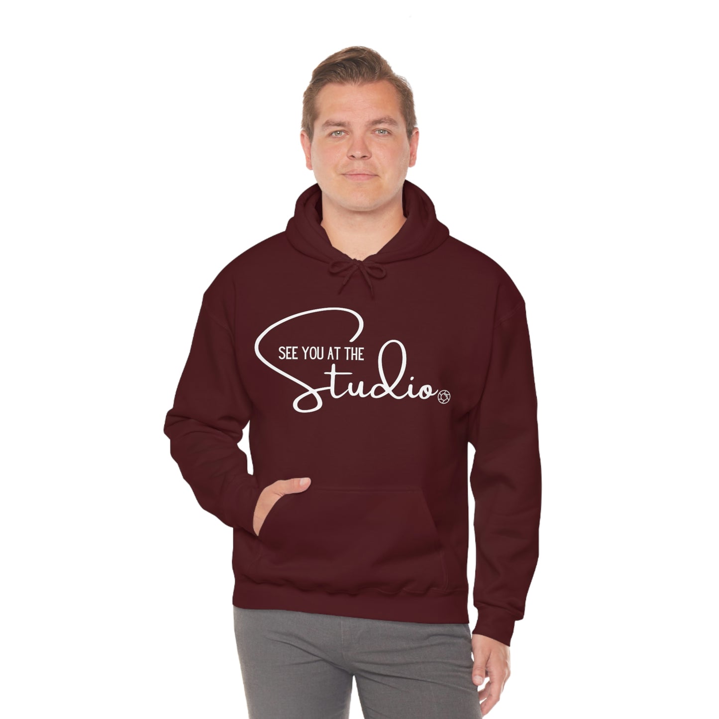 See you at the Studio - Heavy Blend™ Hooded Sweatshirt