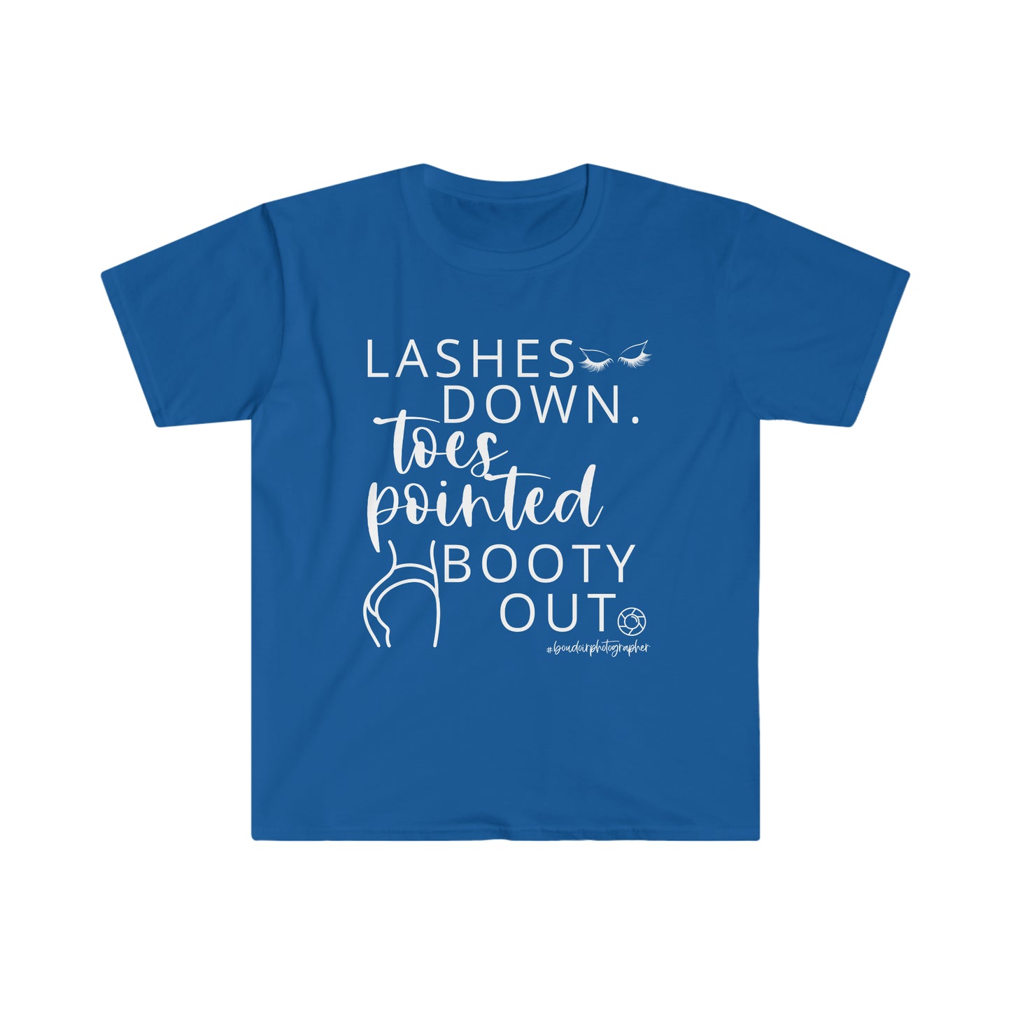 Lashes Toes Booty (Wht) - Softstyle T-Shirt