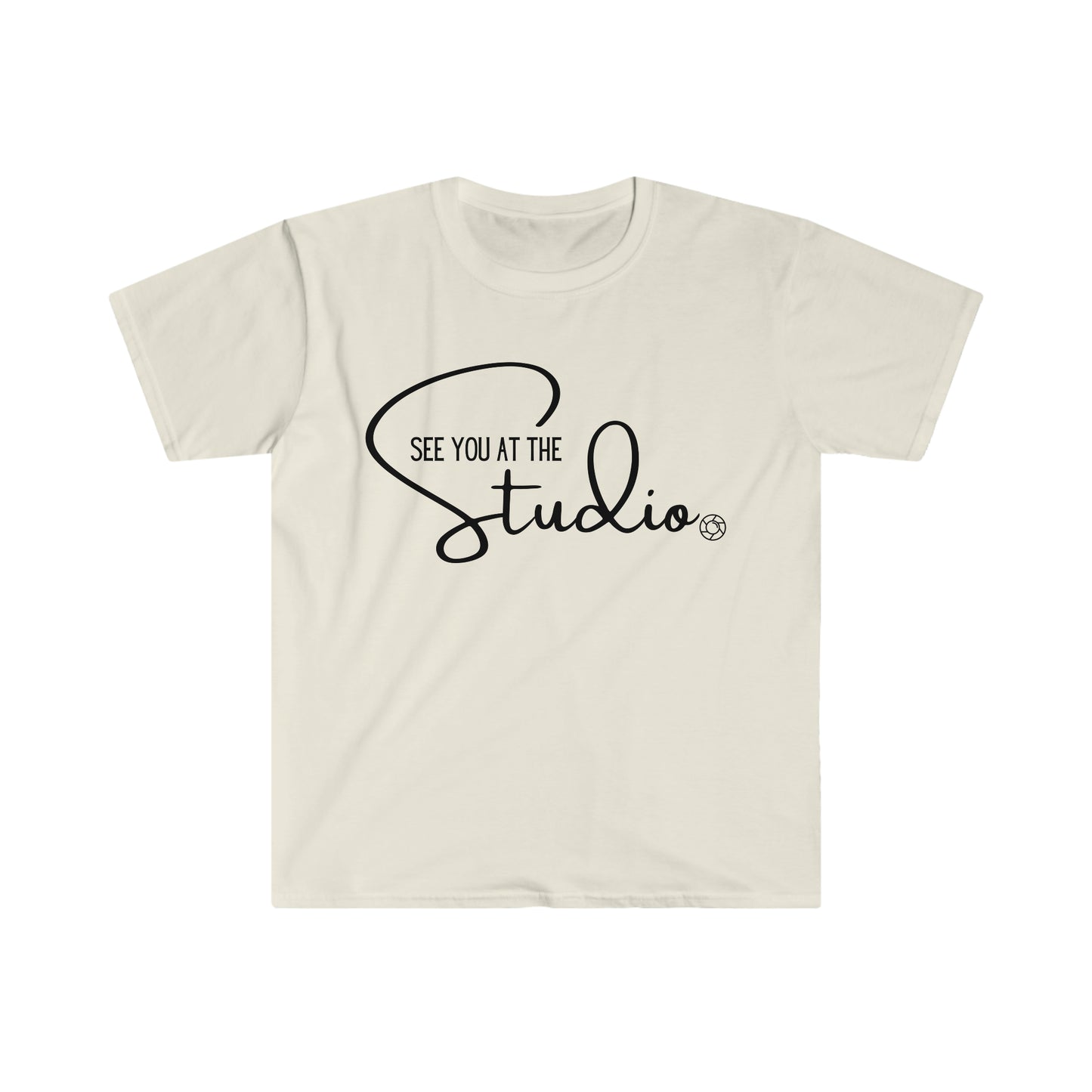 See you at the Studio (Blk) - Softstyle T-Shirt