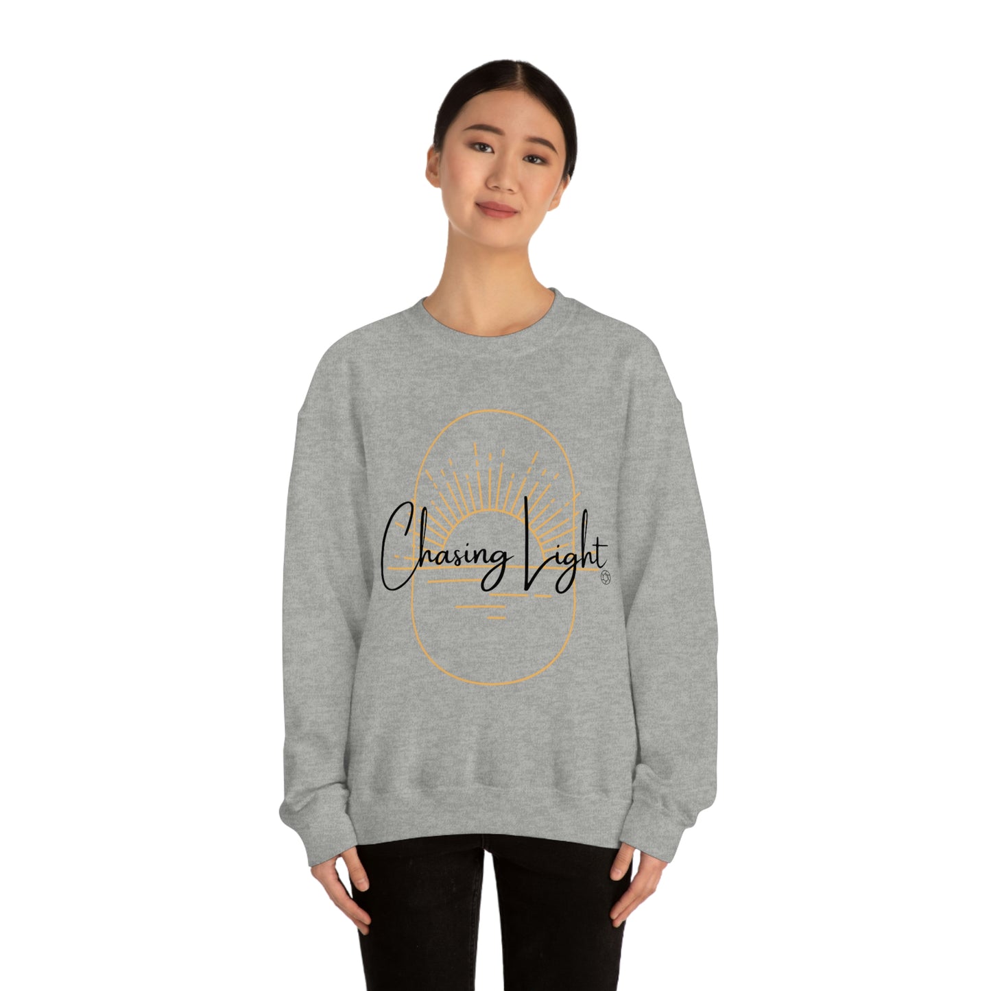 Chasing Light - Heavy Blend™ Crewneck Sweatshirt