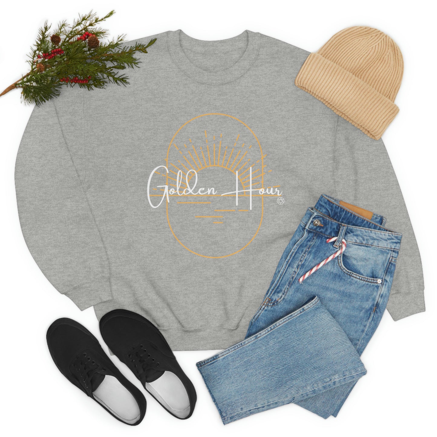 Golden Hour - Heavy Blend™ Crewneck Sweatshirt