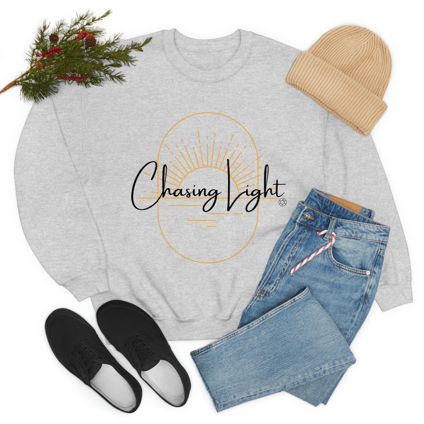 Chasing Light - Heavy Blend™ Crewneck Sweatshirt