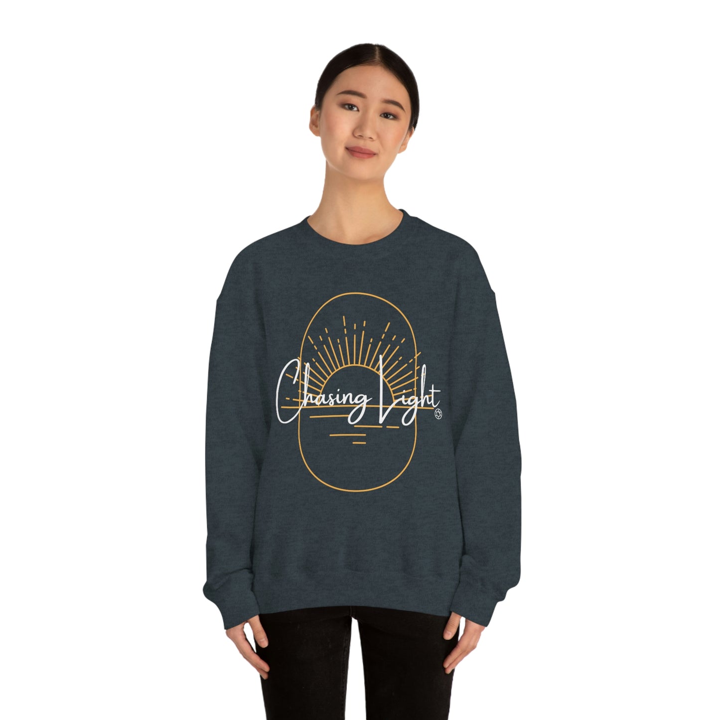 Chasing Light - Heavy Blend™ Crewneck Sweatshirt