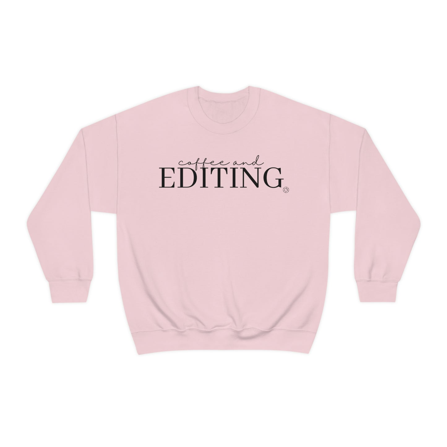 Coffee & Editing - Heavy Blend™ Crewneck Sweatshirt