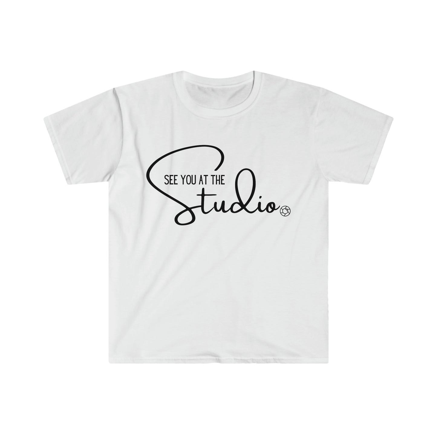 See you at the Studio (Blk) - Softstyle T-Shirt