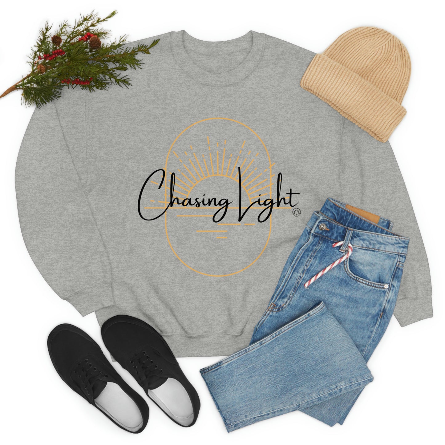 Chasing Light - Heavy Blend™ Crewneck Sweatshirt